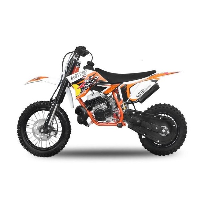 49cc NRG50-12/10 DIRTBIKE 12" | 2-takten | KMT | Upsidedown teleskop vilice