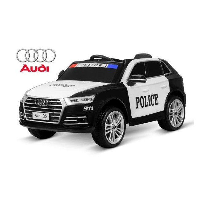 Licenca Otroški električni avto Audi Q5 Police 2x 40W 12V 7Ah 2.4G RC Bluetooth
