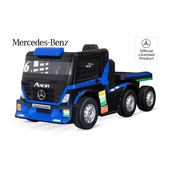 Mercedes tovornjak AXOR otroški električni avto 2x 35W, 12V, 7Ah Mercedes tovornjak AXOR otroški električni avto 2x 35W, 12V, 7Ah